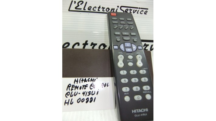 Hitachi CLU-415UI  télécommande HL00221.